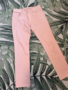 DL1961 Blush Pink Straight-Leg Jeans Slim Fit Mens Size 32x32